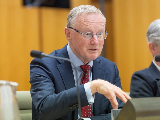 CANBERRA, AUSTRALIA - NewsWire Photos FEBRUARY 17, 2023: Governor Philip Lowe appeared before a house standing committee on economics, in Canberra. Picture: NCA NewsWire / Gary Ramage