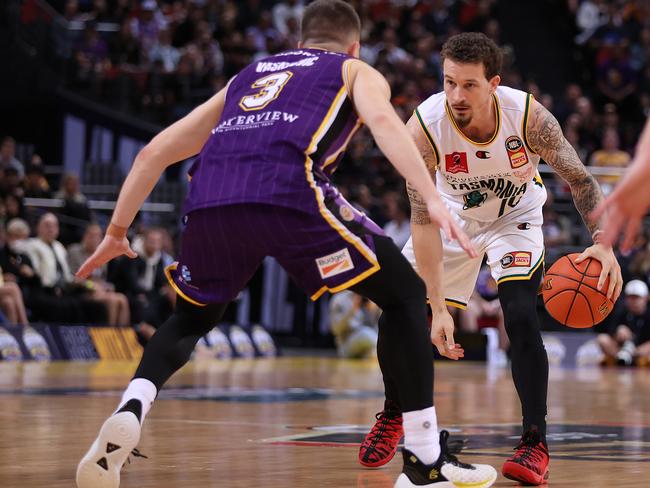 JackJumpers guard Josh Adams proved he is one of the NBL’s best players. Picture: Matt King/Getty Images