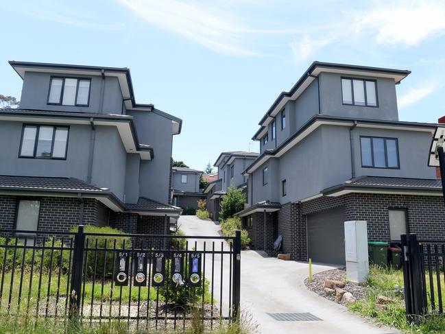 The property at Sargent Street Doncaster where the alleged home invasion took place. Picture: Andrew Henshaw