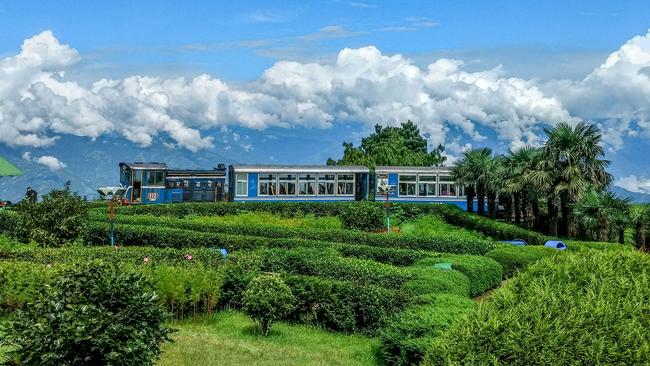 The Darjeeling Himalayan Railway, known as the Toy Train.