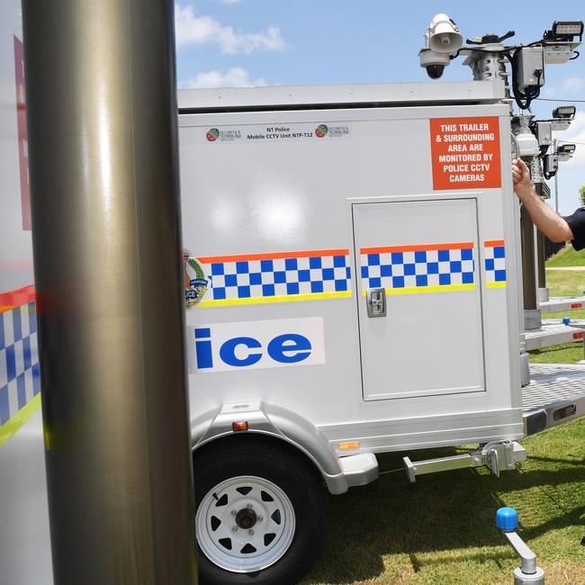 Example of NT police mobile closed-circuit television (CCTV) units.