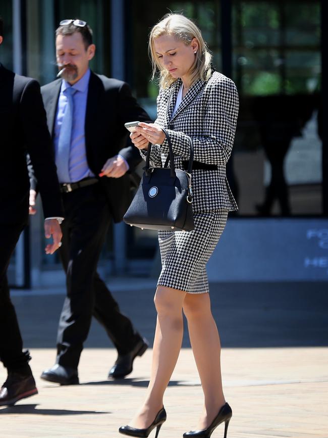 Anna outside the High Court in Canberra in 2016.