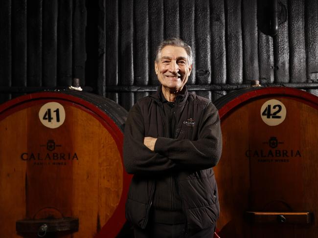 Bill Calabria, winemaker and managing director of Calabria Family Wines in Griffith. Picture: Jonathan Ng