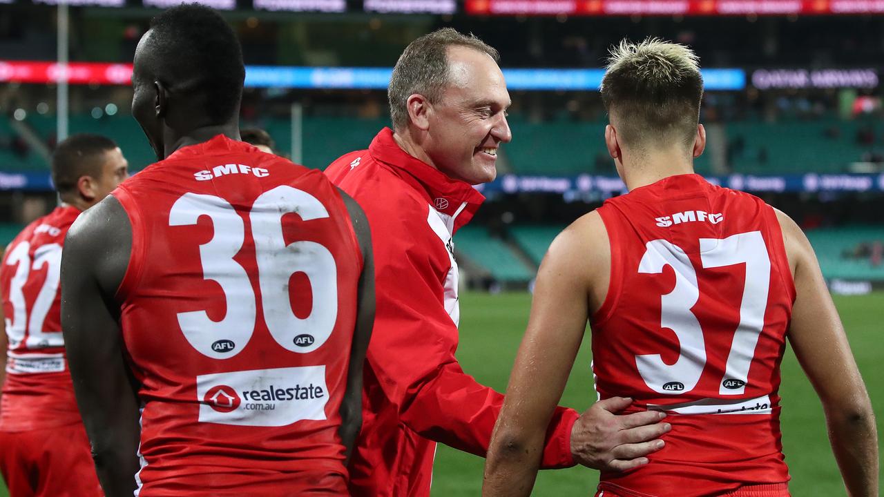 John Longmire has returned fire over Alastair Clarkson’s remarks.