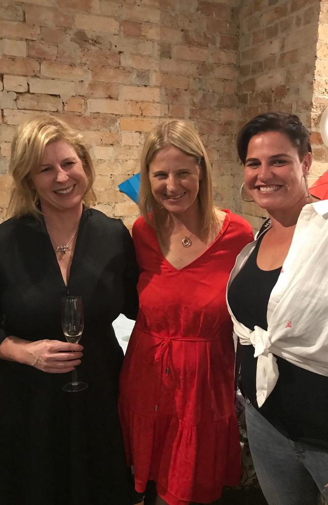 Sisters Liane, Jacyln and Nicola Moriarty at the launch of Jacyln's new book, <i>Gravity Is The Thing</i>.