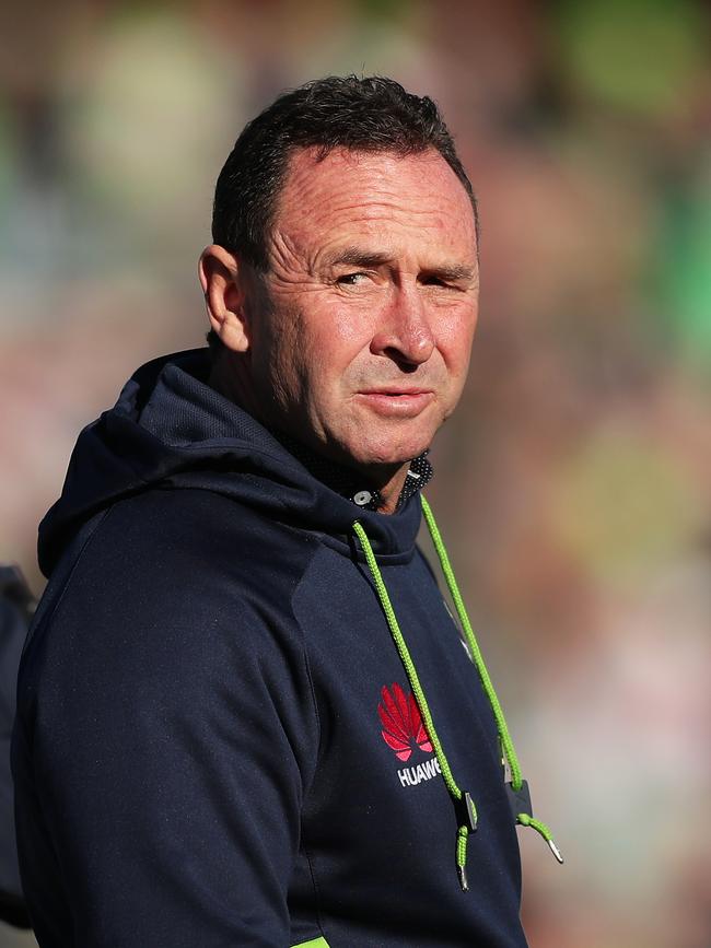 Raiders coach Ricky Stuart. Picture: Getty Images