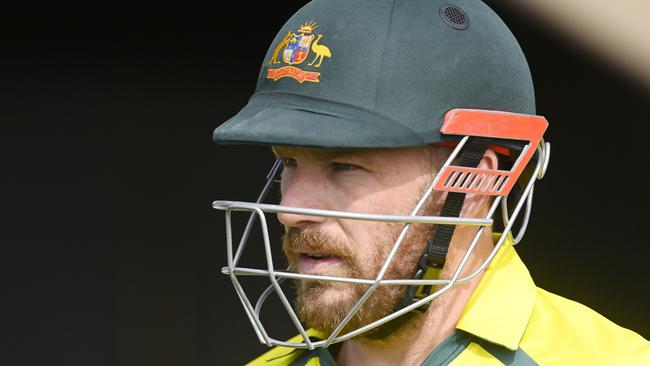 Aaron Finch is fighting to save his ODI career. Picture: Getty Images