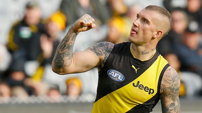 Dustin Martin was a standout in Round 4 with six goals.