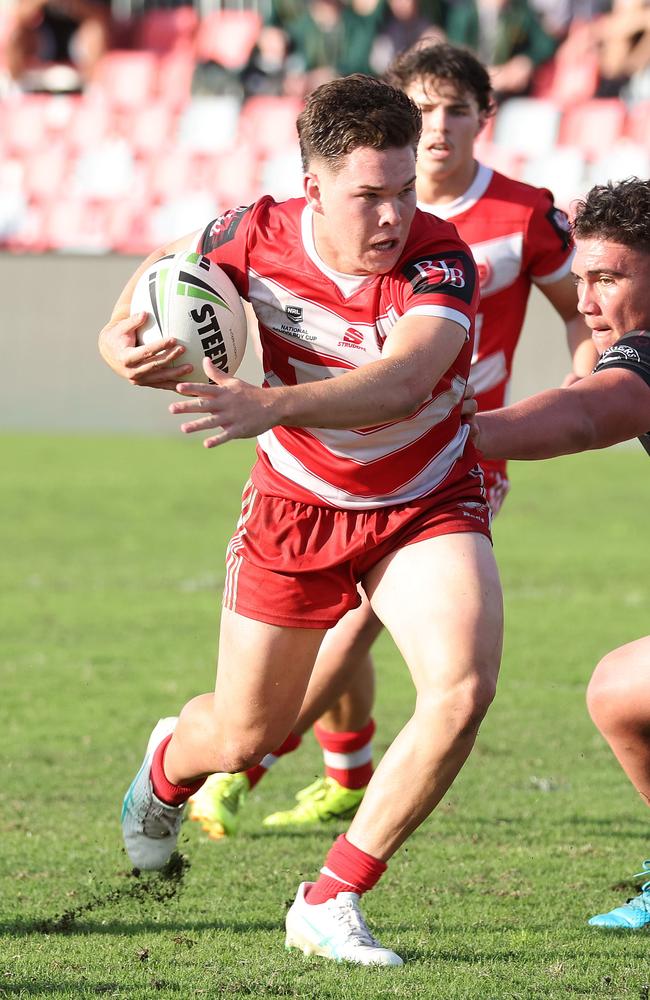 PBC SHS’s Zane Harrison in action in the final. Picture: Liam Kidston