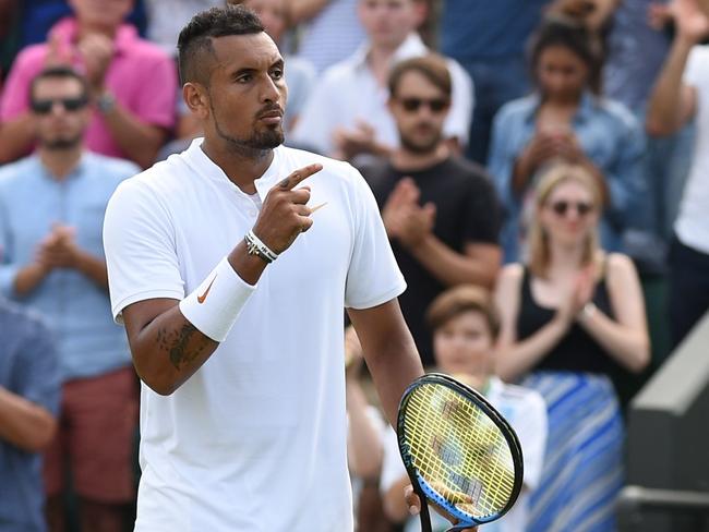 Kyrgios doesn’t care what his critics say.