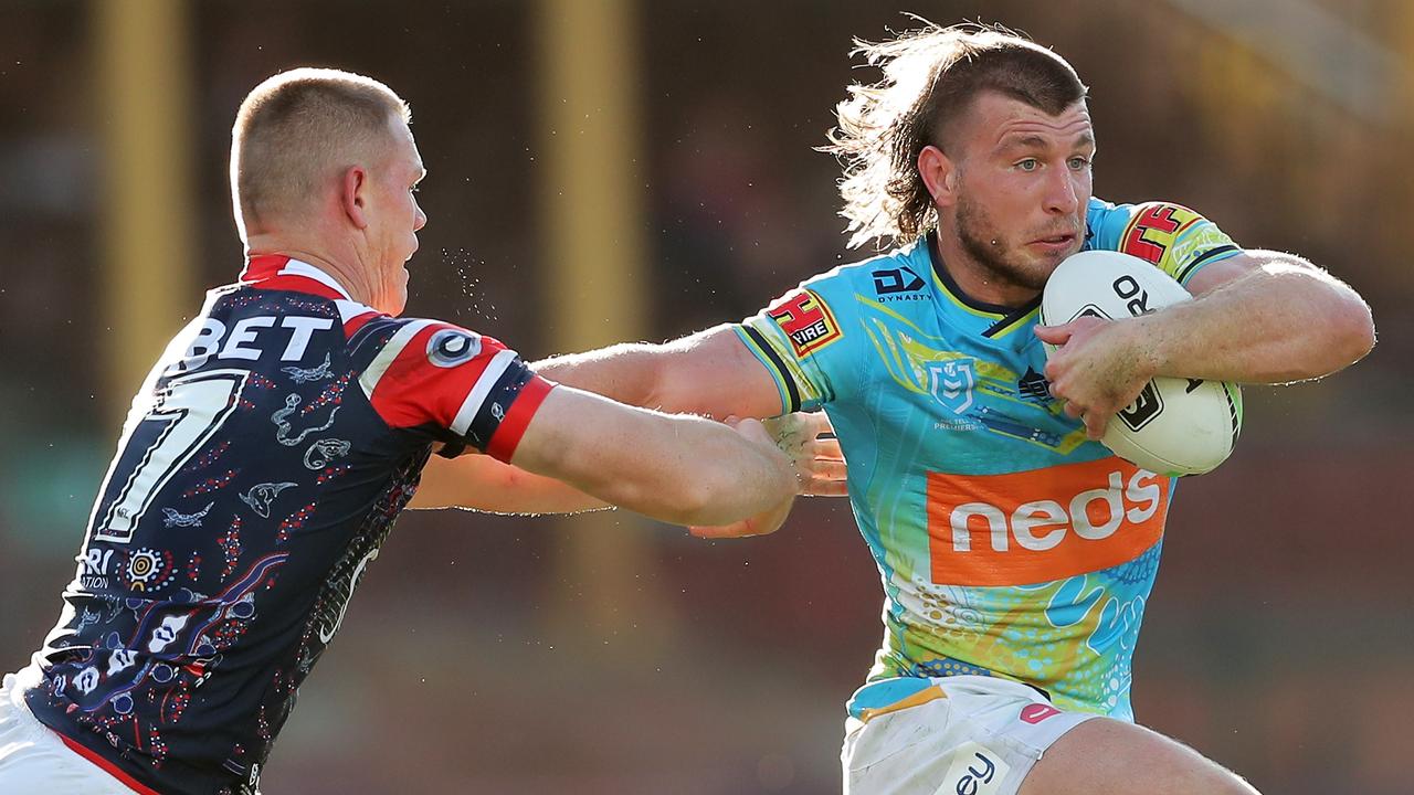 Jai Arrow left the Titans at the end of last season to join the Rabbitohs. Picture: Matt King/Getty Images