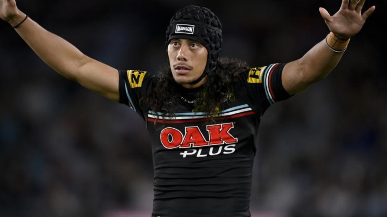 Jarome Luai has yet to make a decision on where he'll play his football once his current contract expires at the end of next season. Credit: NRL Images.