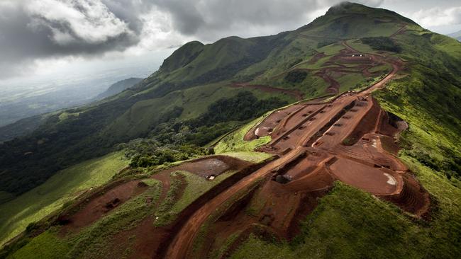 Rio Tinto's Simandou iron ore project in Guinea, West Africa