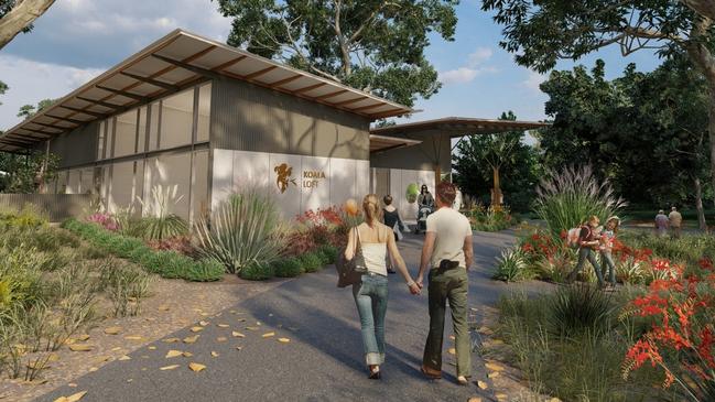 Artist impressions of a $2.57m state-of-the-art new koala experience enclosure under construction at Cleland Wildlife Park in the Adelaide Hills.