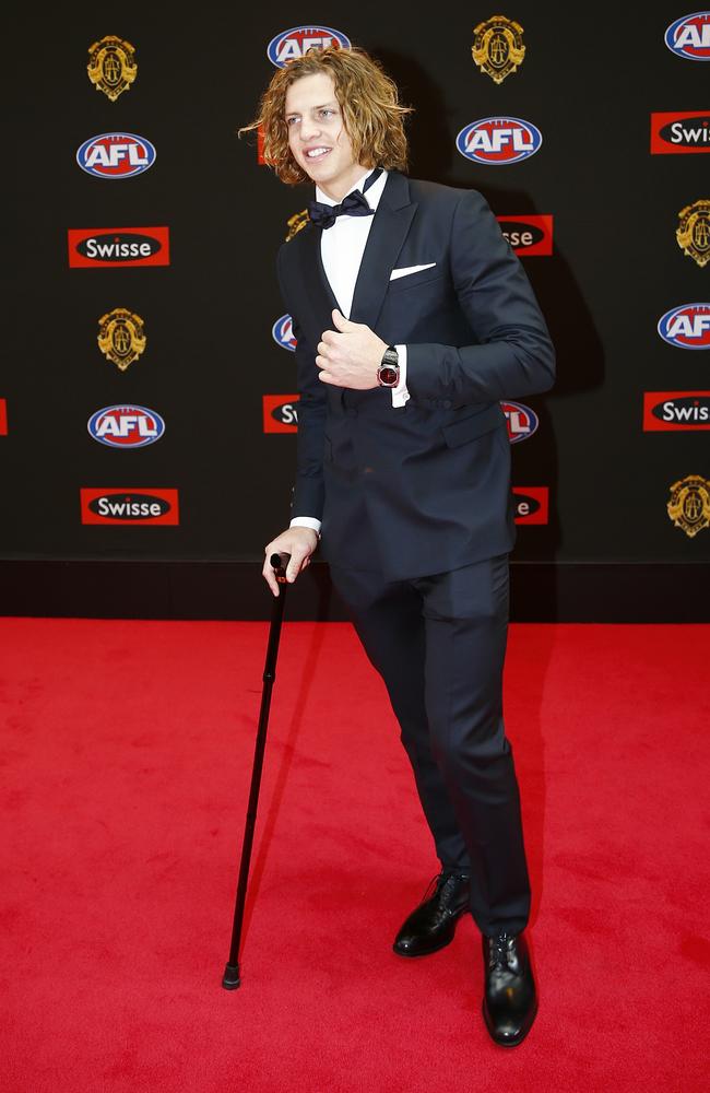 2015 Brownlow medal. Nat Fyfe . Pic: Michael Klein.