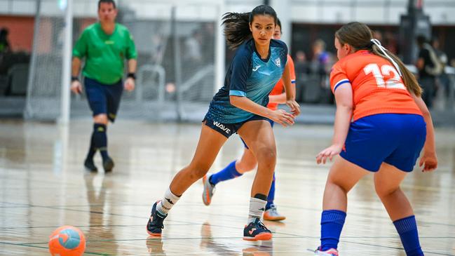 Sunshine Coast Wave futsal player Kathryn Sherar. Photos taken by Nikki Grigg Photography/Wave Photos