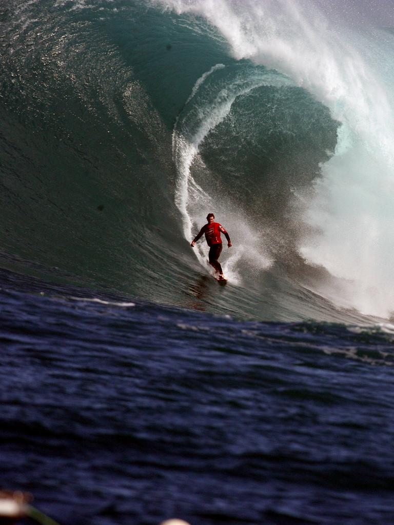 Surfer at Streaky Bay. Picture: Sarah Reed