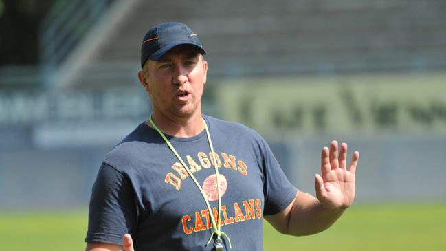 Trent Robinson made a name for himself as a coach with Catalans. Pictures: Catalans Dragons. Picture: Catalans Dragons