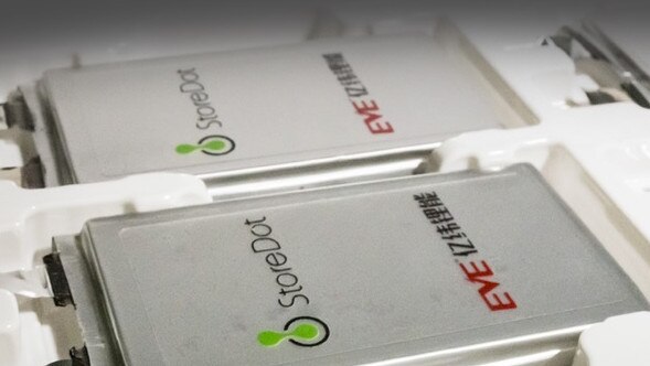 StoreDot batteries produced by EVE Energy Co