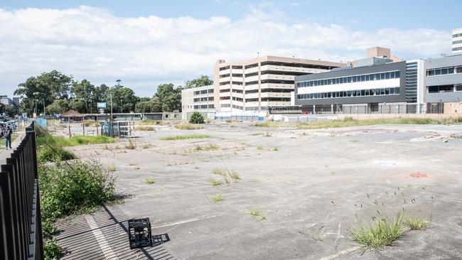 The proposed site of a 28-storey office tower in Liverpool. Picture: Flavio Brancaleone