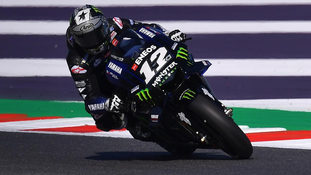 Maverick Vinales during practice at Misano on Friday.