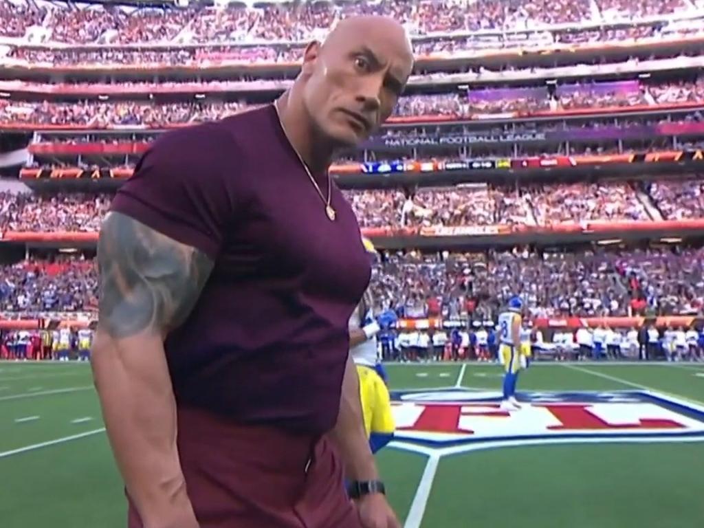 Watch ultimate hype man Dwayne Johnson open Super Bowl LVI