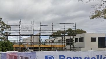 The property at 1110 Victoria Rd West Ryde under construction in July. Picture: Google Maps