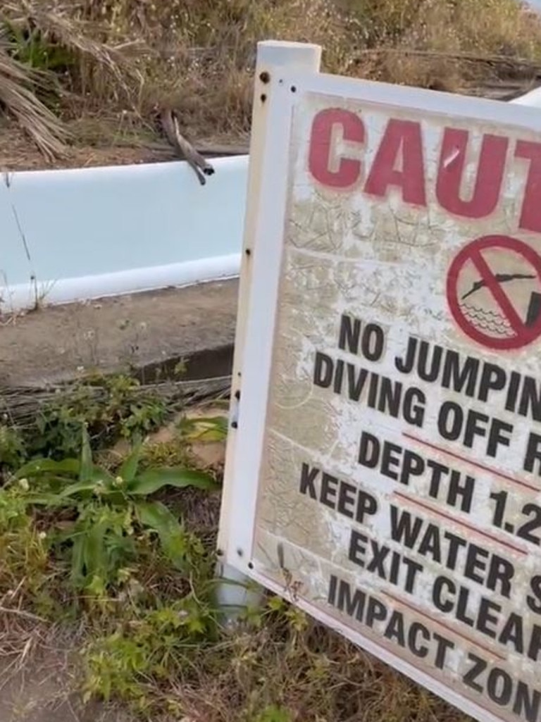 The one popular resort has fallen into disrepair. Picture: TikTok/abandonedaustralia