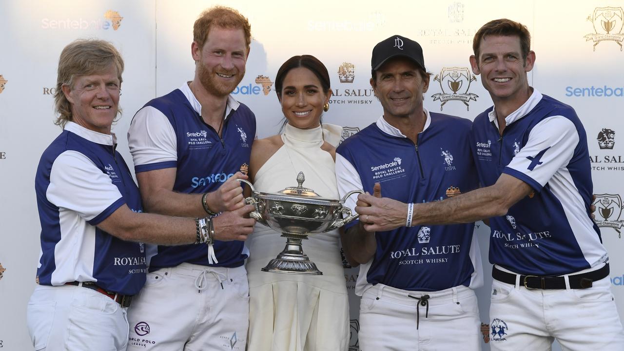 Prince Harry is currently filming a Netflix documentary about polo. Picture: Jason Koerner/Getty Images for Sentebale