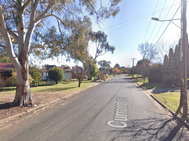 A man has been arrested after allegedly attacking a woman with a samurai sword in orange.