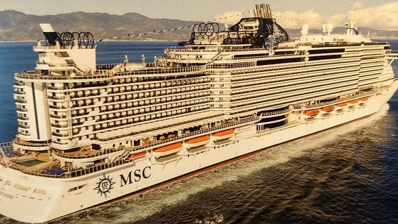 The MSC Seaside was barred from stopping in Malta after two passengers tested positive.