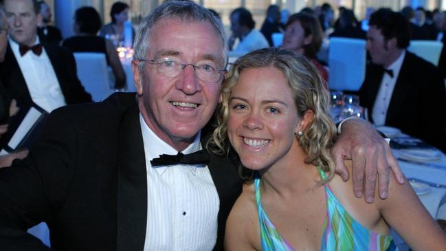 Mike Sheahan and his daughter, Kate.