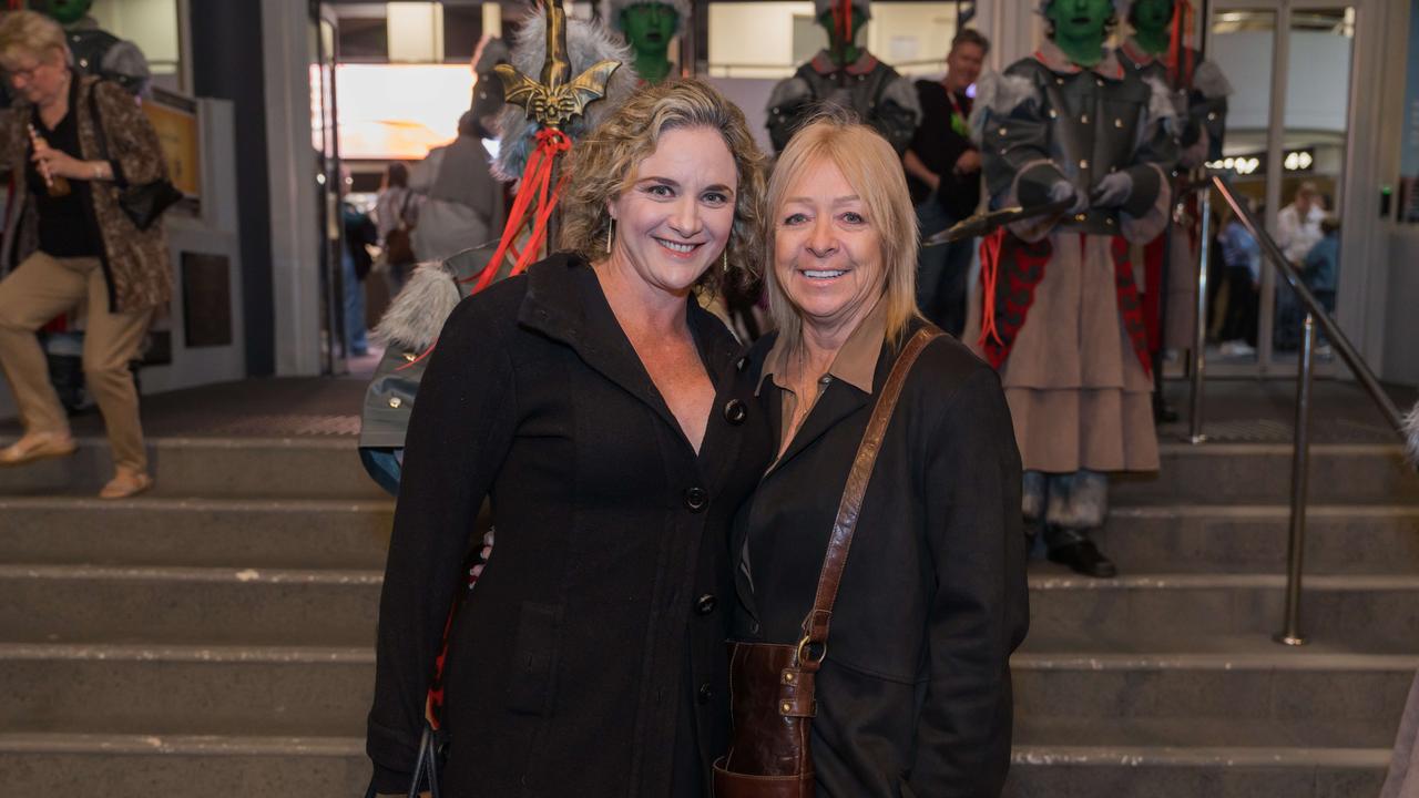 Sandra Koschel and Deb Blyth at the Aquinas College Wizard of Oz Musical at HOTA. Picture Steven Grevis (The Pulse with Portia Large).