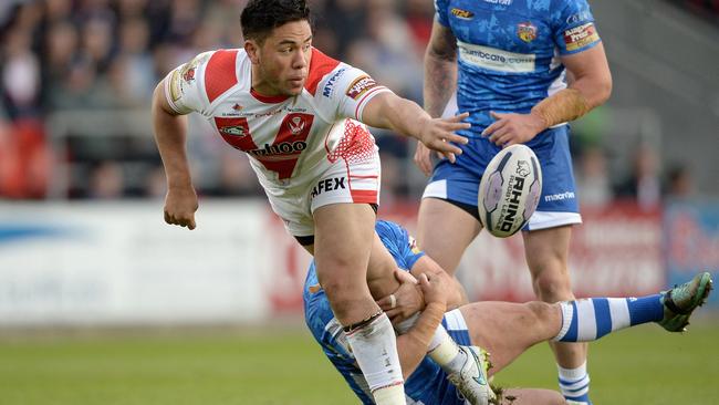 Savelio impressing for St Helens back in 2015. (Gareth Copley/Getty Images)