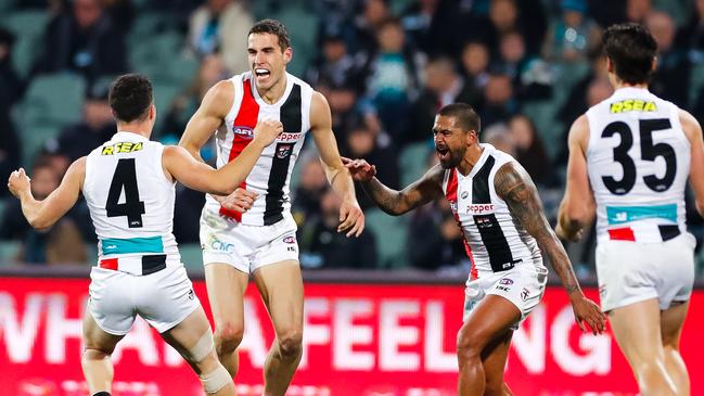 St Kilda is flying at third on the ladder. Picture: Getty Images