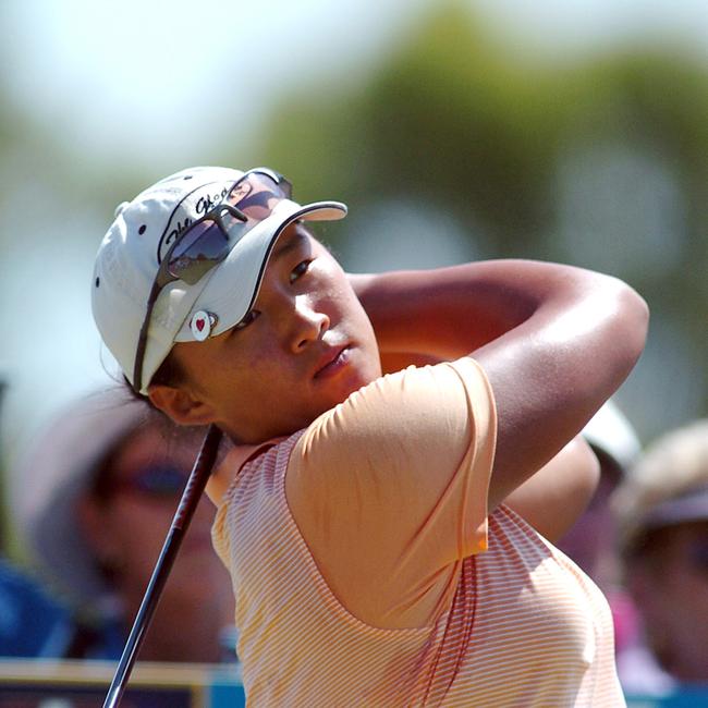 Amy Yang competing in third round of ANZ Ladies Masters at Royal Pines on the Gold Coast, Qld 04 Feb 2006. a/ct