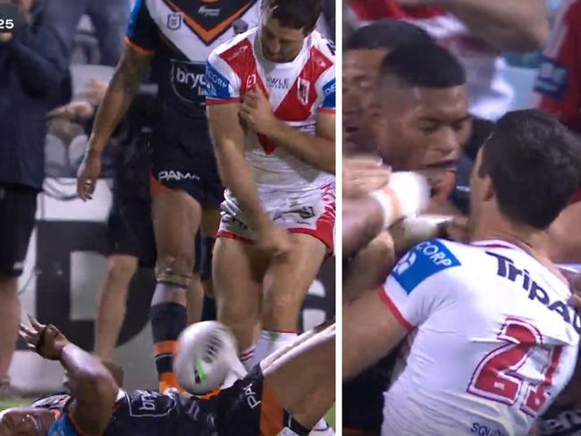 Ben Hunt didn't need to do that. Photo: Fox Sports