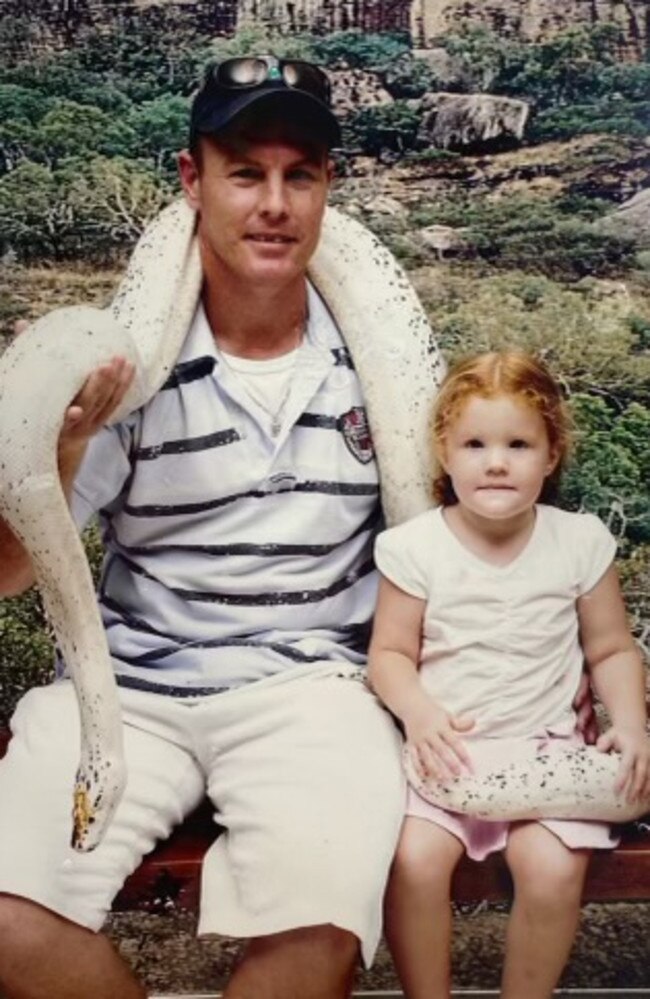 Summer with her dad Ian Woolston. Picture - contributed.