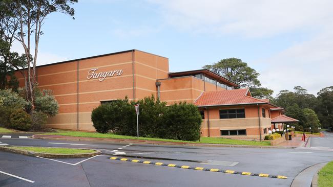 Pictured is Tangara School for Girls at Cherrybrook in Sydney that has been closed due to positive COVID-19 cases. Picture: Richard Dobson