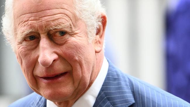 Britain's Prince Charles, Prince of Wales arrives to attend a Service of Thanksgiving for Britain's Prince Philip, Duke of Edinburgh, at Westminster Abbey in central London on March 29, 2022. - A thanksgiving service will take place on Tuesday for Queen Elizabeth II's late husband, Prince Philip, nearly a year after his death and funeral held under coronavirus restrictions. Philip, who was married to the queen for 73 years, died on April 9 last year aged 99, following a month-long stay in hospital with a heart complaint. (Photo by Daniel LEAL / AFP)