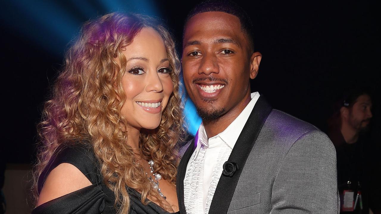 Mariah Carey with tex-husband Nick Cannon. Picture: Getty