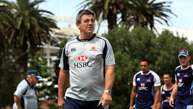 Former Wallabies defensive coach John Muggleton during Super Rugby team pre-season training in Sydney back in 2010.