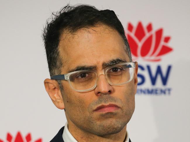 SYDNEY, AUSTRALIA : NewsWire Photos JUNE 18 2024: Treasurer Daniel Mookhey addresses the media in a press conference to deliver the NSW Budget 2024-25 budget at Martin Place in Sydney. Picture: Newswire / Gaye Gerard