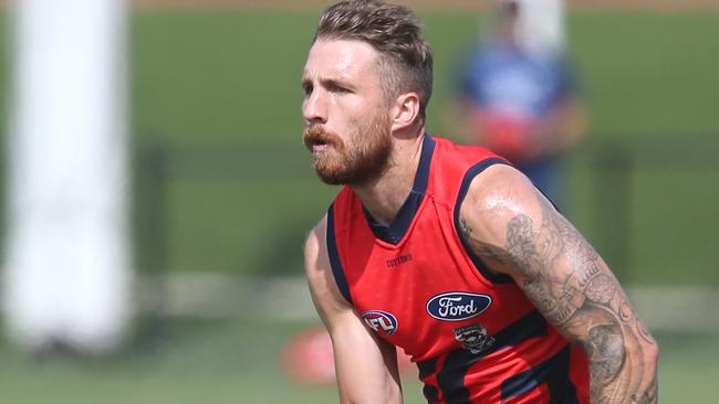 Zach Tuohy at Geelong training. Picture: Glenn Ferguson