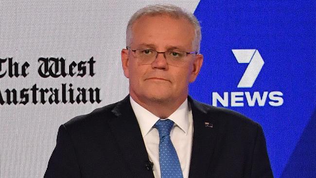 Scott Morrison confirmed during Channel 7’s election debate on Wednesday night that the matter was still being negotiated. Picture: Mick Tsikas/Getty Images