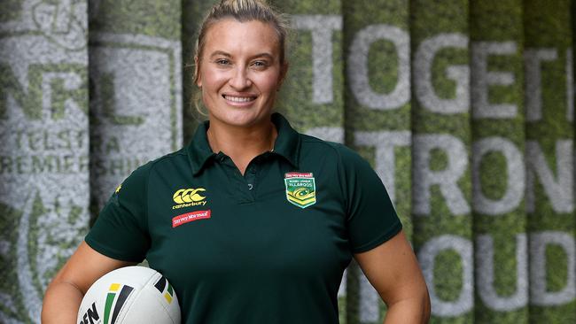 Sims stood down from her Dally M role. (AAP Image/Dan Himbrechts)