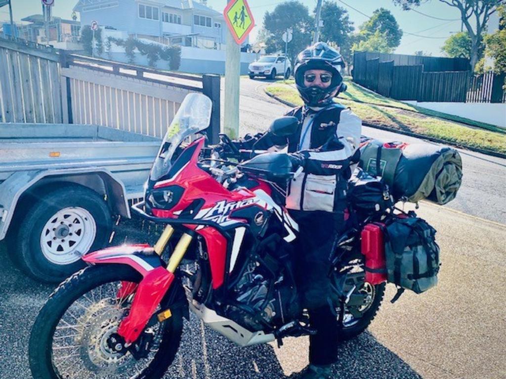 Elliot Bugler was held up at knifepoint before having his motorbike stolen.