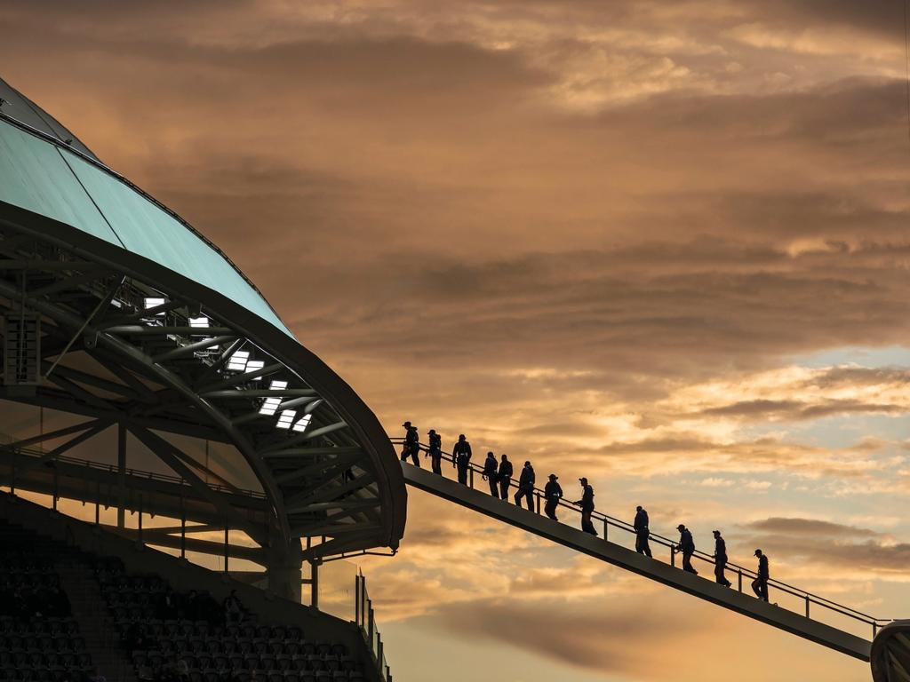 Roof Climb at Adelaide Oval.