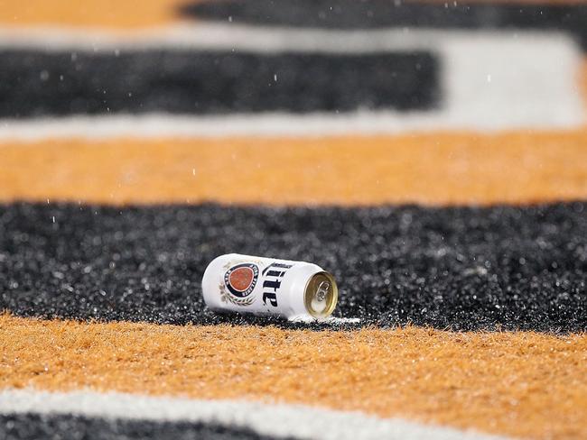 You know it’s bad when fans are prepared to throw away beer.