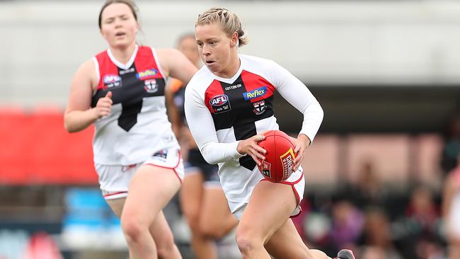 Saint Kate McCarthy could be at another club next season. Picture: Graham Denholm/Getty Images